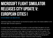 168澳洲生活网：《微软模拟飞行》获推“城市更新5”，新增布鲁塞尔等欧洲城镇